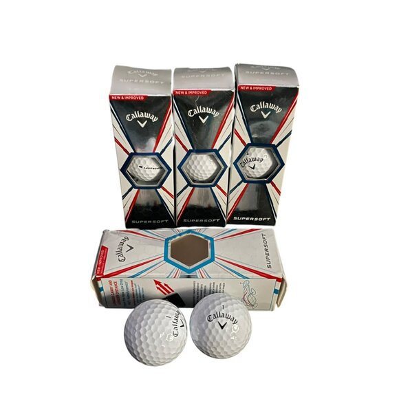 Callaway Supersoft White Golf Balls Lot of 11 New‎ BOX - Picture 3 of 8